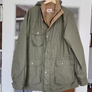 Battenwear Travel Shell Green Parka - Men's XL